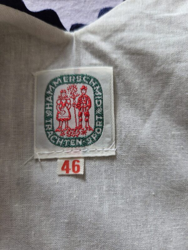 Hammerschmid Trachten Dirndl blau rot Gr. 46 – Bild 2