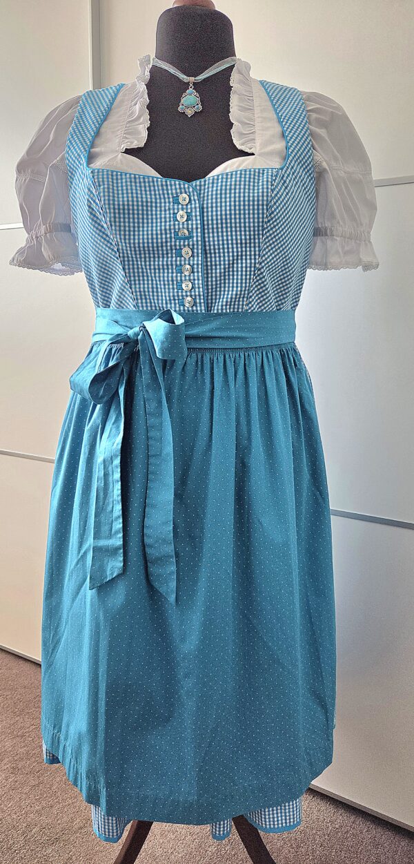 Wenger Dirndl 2teilig Gr. 44 türkis