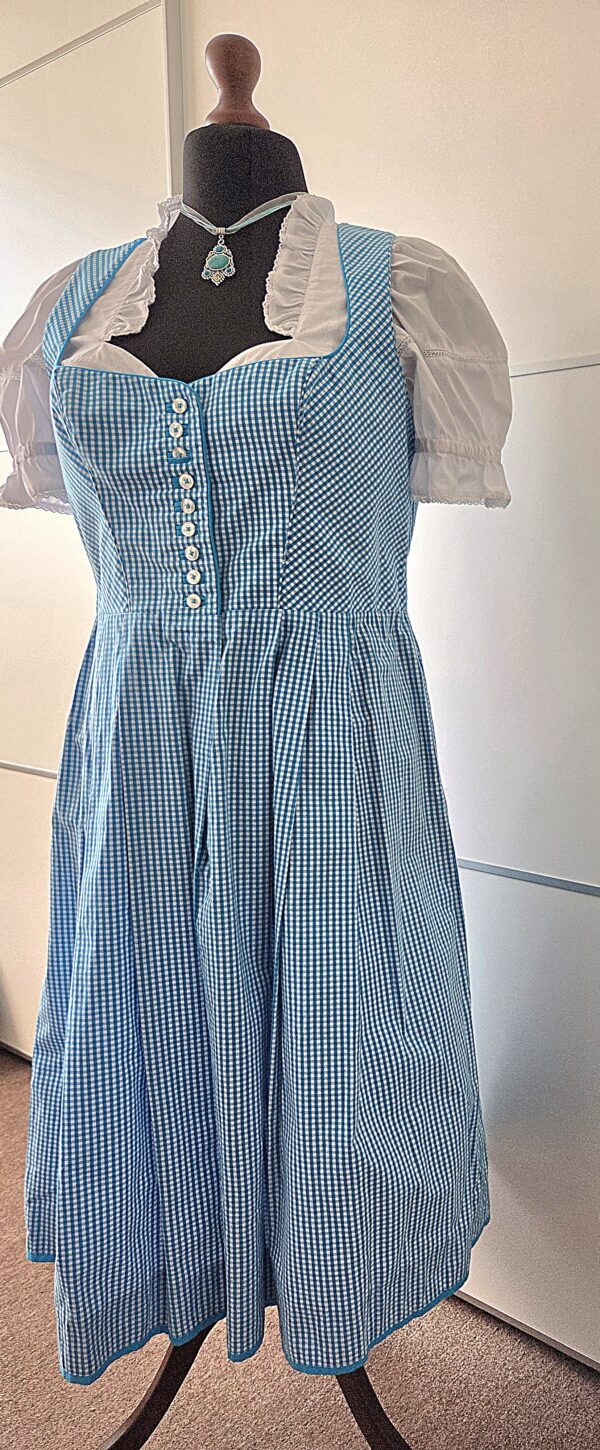 Wenger Dirndl 2teilig Gr. 44 türkis – Bild 2