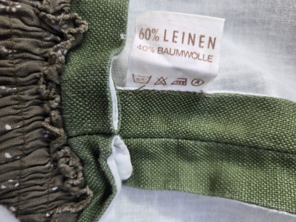 Friesach Leinenweberei Trachten Dirndl grün orange  3teilig  Gr. 44 – Bild 7