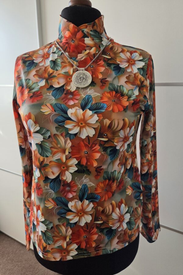 Friesach Leinenweberei Trachten Dirndl grün orange  3teilig  Gr. 44 – Bild 9